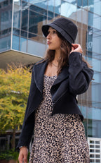 Black 100% Cotton Bucket Hat